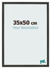 Marco de Fotos 35x50cm Antracita MDF Bologna Delantera Tamano | Yourdecoration.es