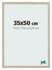 Marco de Fotos 35x50cm Roble Sonoma MDF Bologna Delantera Tamano | Yourdecoration.es