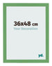 Marco de Fotos 36x48 cm Verde MDF Bologna Delantera Tamano | Yourdecoration.es