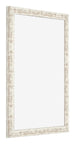 Marco de Fotos 36x48cm Blanco Vintage MDF Bologna Delantera Oblicuo | Yourdecoration.es