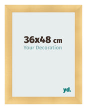 Marco de Fotos 36x48cm Dorado Vintage MDF Pisa Delantera Tamano | Yourdecoration.es
