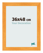 Marco de Fotos 36x48cm Naranja MDF Pisa Delantera Tamano | Yourdecoration.es