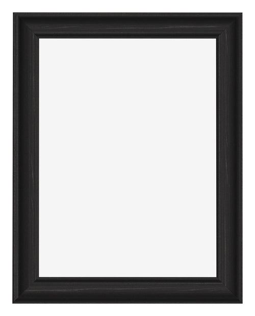 Marco de Fotos 36x48cm Negro Grano De Madera MDF Lazio Delantera | Yourdecoration.es