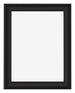 Marco de Fotos 36x48cm Negro Grano De Madera MDF Lazio Delantera | Yourdecoration.es