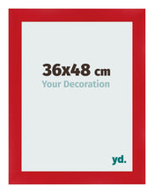 Marco de Fotos 36x48cm Rojo MDF Pisa Delantera Tamano | Yourdecoration.es