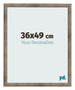 Marco de Fotos 36x49 cm Metal Vintage MDF Bologna Delantera Tamano | Yourdecoration.es