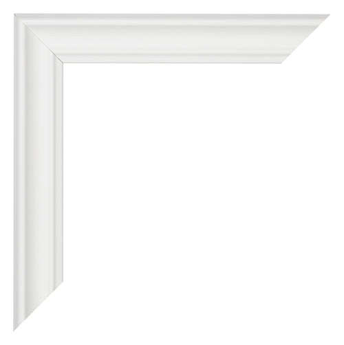 Marco de Fotos 36x49cm Blanco Barrido MDF Lazio Detalle Esquina | Yourdecoration.es