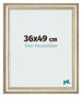 Marco de Fotos 36x49cm Brillo Metalico MDF Lazio Delantera Tamano | Yourdecoration.es