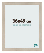 Marco de Fotos 36x49cm Roble Rustico MDF Pisa Delantera Tamano | Yourdecoration.es