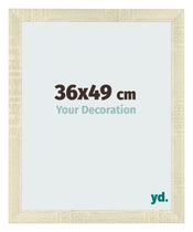 Marco de Fotos 36x49cm Roble Sonoma MDF Pisa Delantera Tamano | Yourdecoration.es