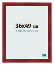 Marco de Fotos 36x49cm Vino Tinto Barrido MDF Pisa Delantera Tamano | Yourdecoration.es