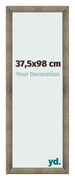 Marco de Fotos 37 5x98 cm Metal Vintage MDF Bologna Delantera Tamano | Yourdecoration.es