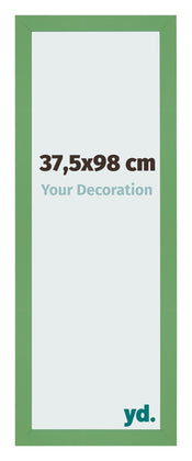 Marco de Fotos 37 5x98 cm Verde MDF Bologna Delantera Tamano | Yourdecoration.es
