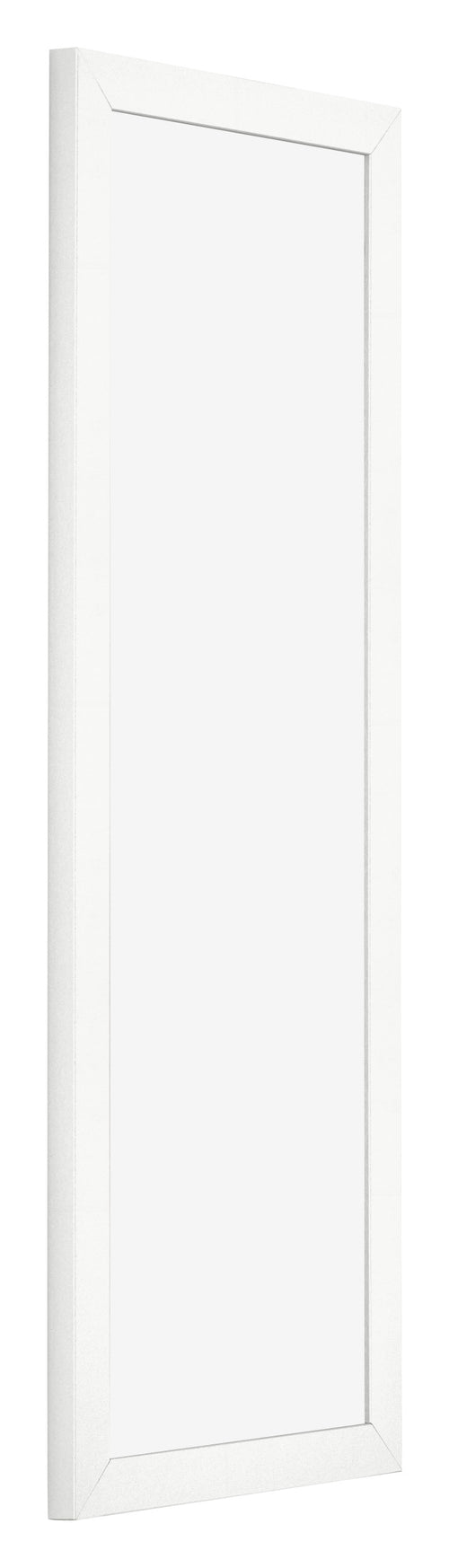 Marco de Fotos 37 5x98cm Blanco Brillante MDF Bologna Delantera Oblicuo | Yourdecoration.es