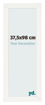 Marco de Fotos 37 5x98cm Blanco Vintage MDF Pisa Delantera Tamano | Yourdecoration.es