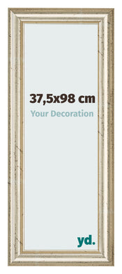 Marco de Fotos 37 5x98cm Brillo Metalico MDF Lazio Delantera Tamano | Yourdecoration.es