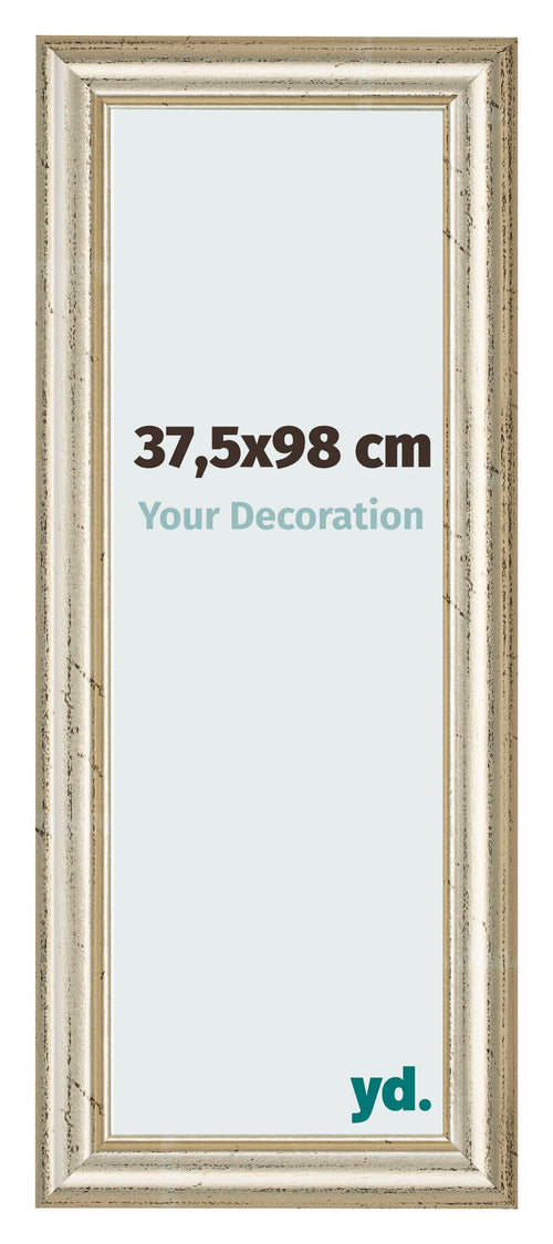 Marco de Fotos 37 5x98cm Brillo Metalico MDF Lazio Delantera Tamano | Yourdecoration.es