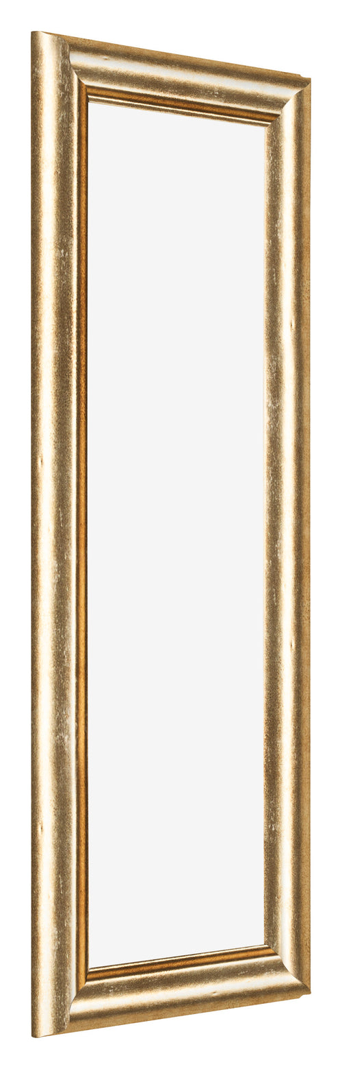 Marco de Fotos 37 5x98cm Dorado Antiguo MDF Lazio Delantera Oblicuo | Yourdecoration.es