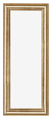 Marco de Fotos 37 5x98cm Dorado Antiguo MDF Lazio Delantera | Yourdecoration.es