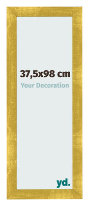 Marco de Fotos 37 5x98cm Dorado Vintage MDF Pisa Delantera Tamano | Yourdecoration.es