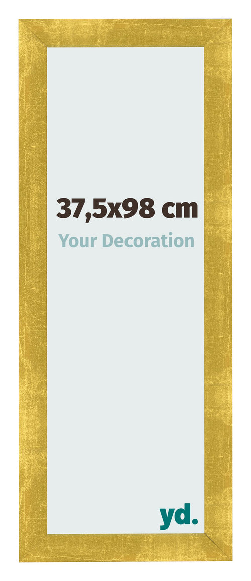 Marco de Fotos 37 5x98cm Dorado Vintage MDF Pisa Delantera Tamano | Yourdecoration.es