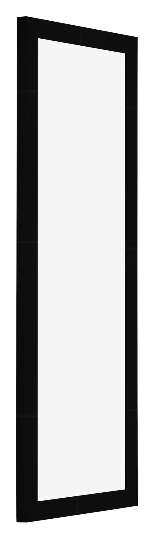 Marco de Fotos 37 5x98cm Negro Brillante MDF Bologna Delantera Oblicuo | Yourdecoration.es