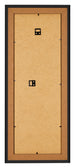 Marco de Fotos 37 5x98cm Negro Grano De Madera MDF Lazio Trasera | Yourdecoration.es