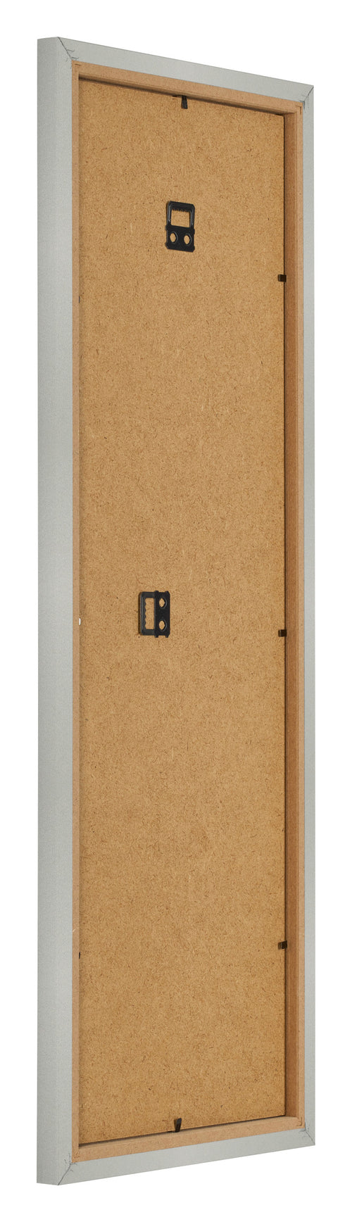 Marco de Fotos 37 5x98cm Plateado Mate MDF Bologna Trasera Oblicuo | Yourdecoration.es