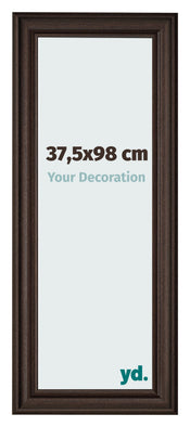 Marco de Fotos 37 5x98cm Roble Oscuro MDF Lazio Delantera Tamano | Yourdecoration.es
