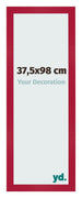 Marco de Fotos 37 5x98cm Rojo MDF Bologna Delantera Tamano | Yourdecoration.es