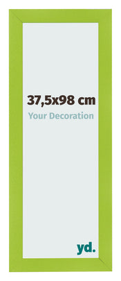 Marco de Fotos 37 5x98cm Verde MDF Pisa Delantera Tamano | Yourdecoration.es