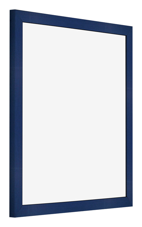Marco de Fotos 40x40cm Azul Oscuro Barrido MDF Bologna Delantera Oblicuo | Yourdecoration.es