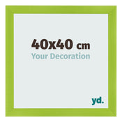 Marco de Fotos 40x40cm Verde MDF Pisa Delantera Tamano | Yourdecoration.es
