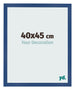 Marco de Fotos 40x45 cm Azul Oscuro MDF Bologna Delantera Tamano | Yourdecoration.es