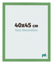Marco de Fotos 40x45 cm Verde MDF Bologna Delantera Tamano | Yourdecoration.es