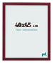 Marco de Fotos 40x45 cm Vino Tinto Barrido MDF Bologna Delantera Tamano | Yourdecoration.es