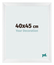 Marco de Fotos 40x45cm Blanco Vintage MDF Pisa Delantera Tamano | Yourdecoration.es