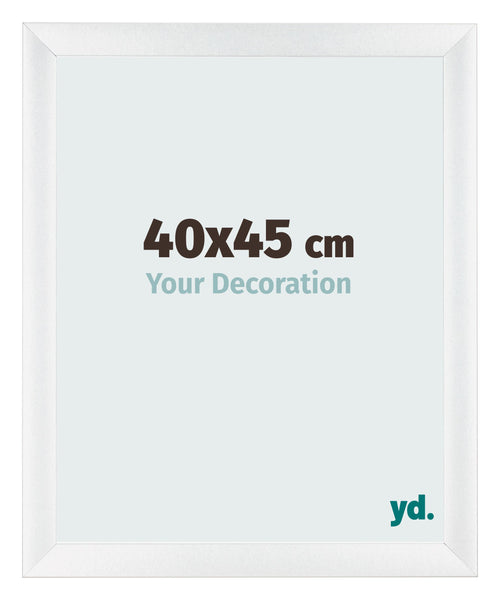 Marco de Fotos 40x45cm Blanco Vintage MDF Pisa Delantera Tamano | Yourdecoration.es