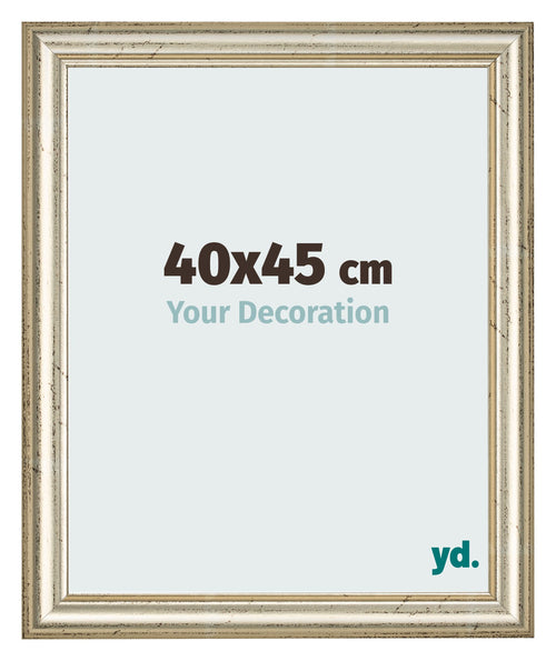 Marco de Fotos 40x45cm Brillo Metalico MDF Lazio Delantera Tamano | Yourdecoration.es