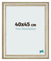 Marco de Fotos 40x45cm Brillo Metalico MDF Lazio Delantera Tamano | Yourdecoration.es