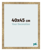 Marco de Fotos 40x45cm Dorado Antiguo MDF Bologna Delantera Tamano | Yourdecoration.es