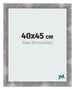 Marco de Fotos 40x45cm Metal Vintage MDF Pisa Delantera Tamano | Yourdecoration.es