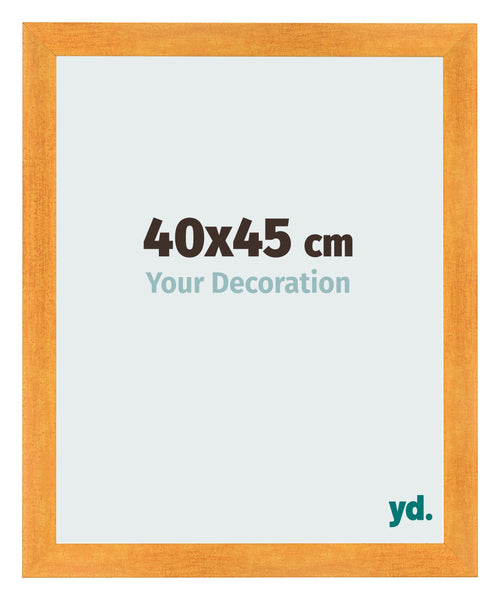 Marco de Fotos 40x45cm Naranja MDF Pisa Delantera Tamano | Yourdecoration.es