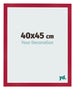 Marco de Fotos 40x45cm Rojo MDF Bologna Delantera Tamano | Yourdecoration.es