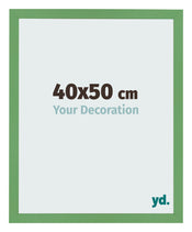 Marco de Fotos 40x50 cm Verde MDF Bologna Delantera Tamano | Yourdecoration.es