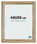 Marco de Fotos 40x50cm Dorado Antiguo MDF Lazio Delantera Tamano | Yourdecoration.es