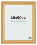 Marco de Fotos 40x50cm Dorado Matte MDF Lazio Delantera Tamano | Yourdecoration.es