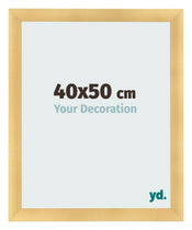Marco de Fotos 40x50cm Dorado Vintage MDF Pisa Delantera Tamano | Yourdecoration.es