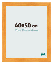 Marco de Fotos 40x50cm Naranja MDF Pisa Delantera Tamano | Yourdecoration.es