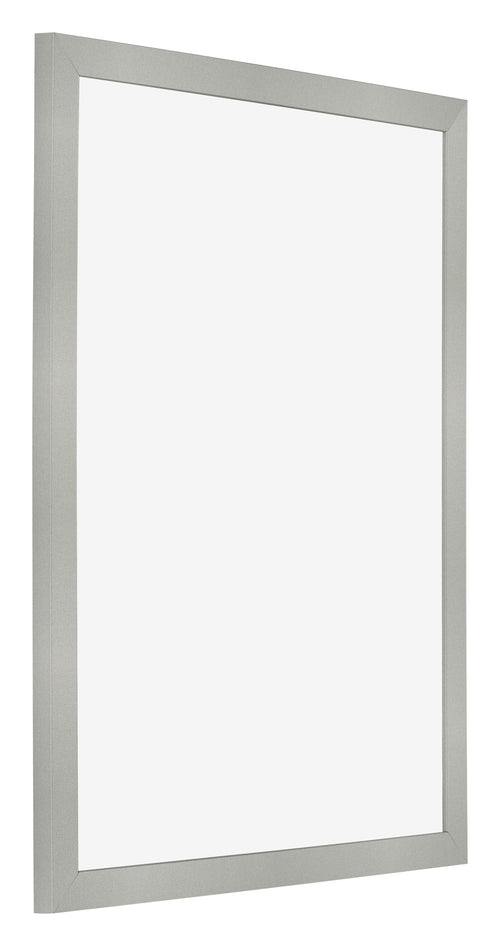 Marco de Fotos 40x50cm Plateado Mate MDF Bologna Delantera Oblicuo | Yourdecoration.es